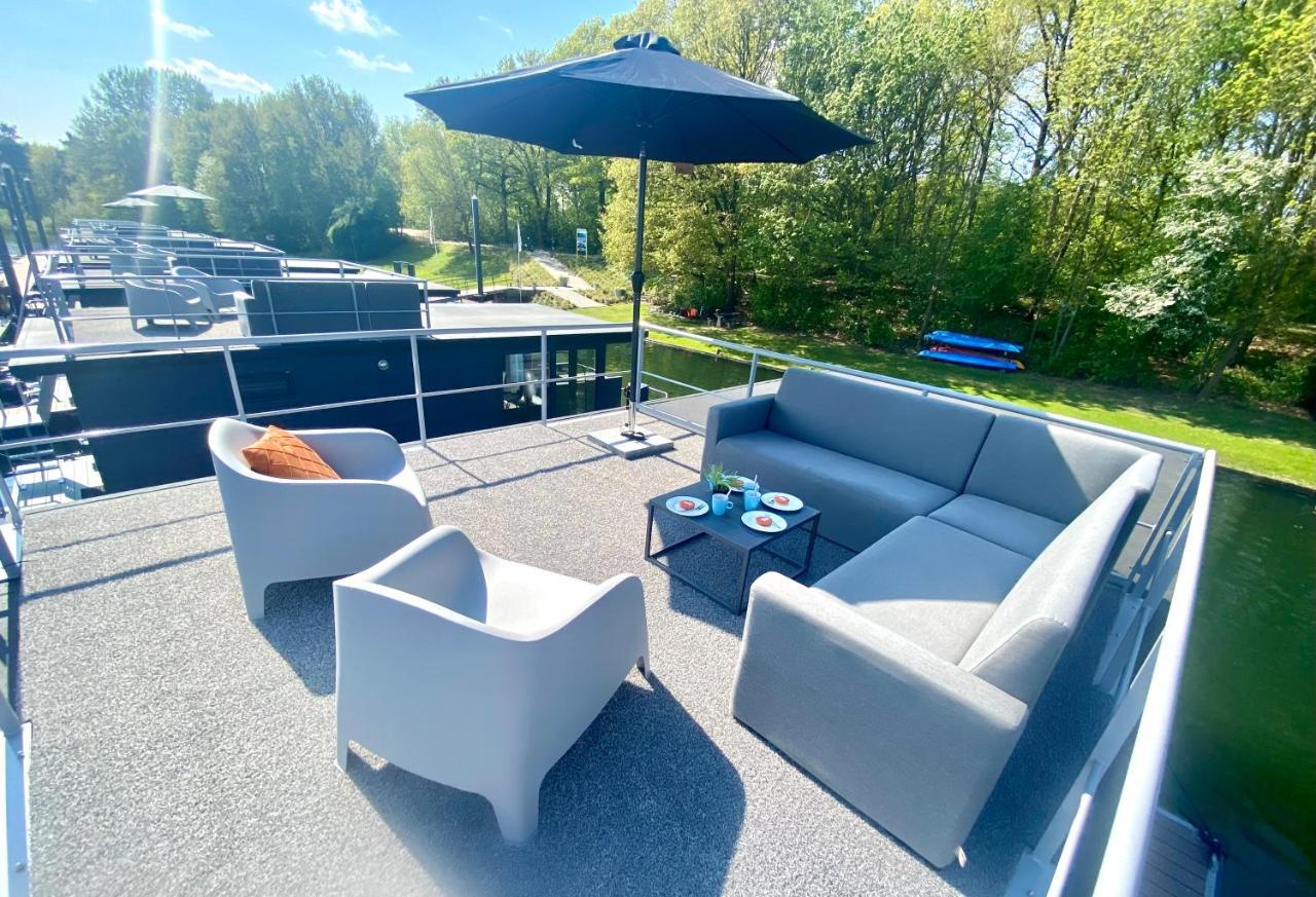 Houseboat Met Dakterras Mookerplas Middelaar Exterior foto