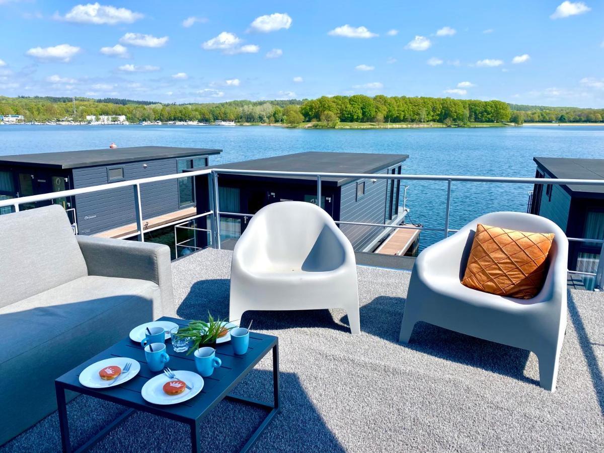 Houseboat Met Dakterras Mookerplas Middelaar Exterior foto